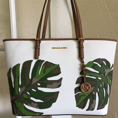 jet set michael kors palm leaves